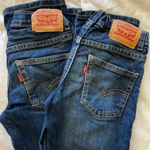 Kids Levi’s 511 size 7 regular jeans